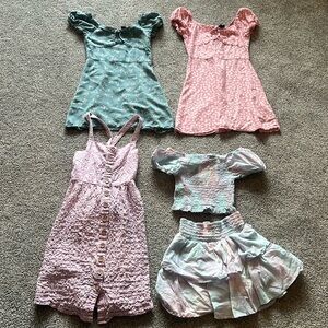 Girls small size 6 dress lot